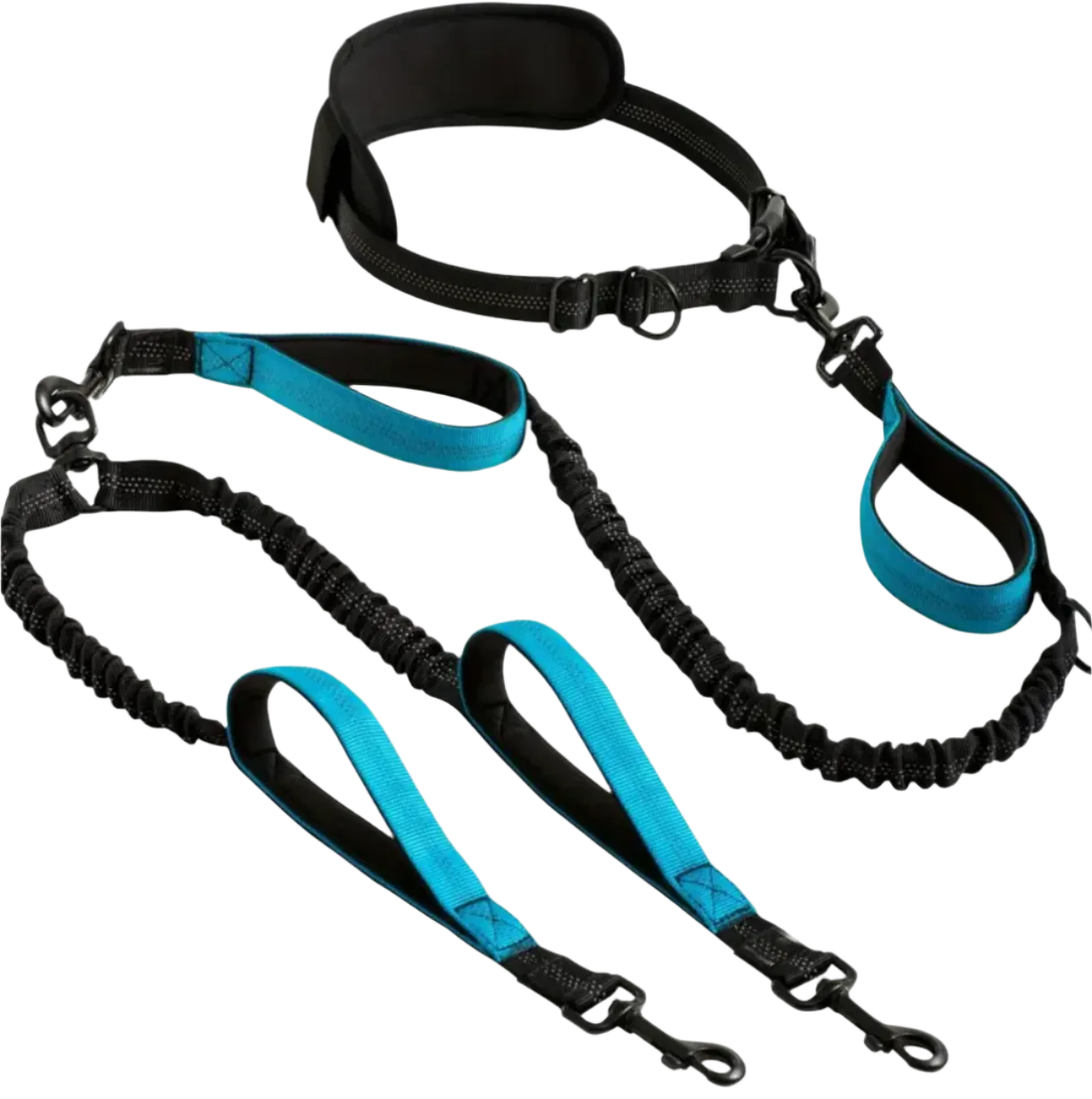 2 IN 1 HANDS-FREE DOUBLE DOG LEASH