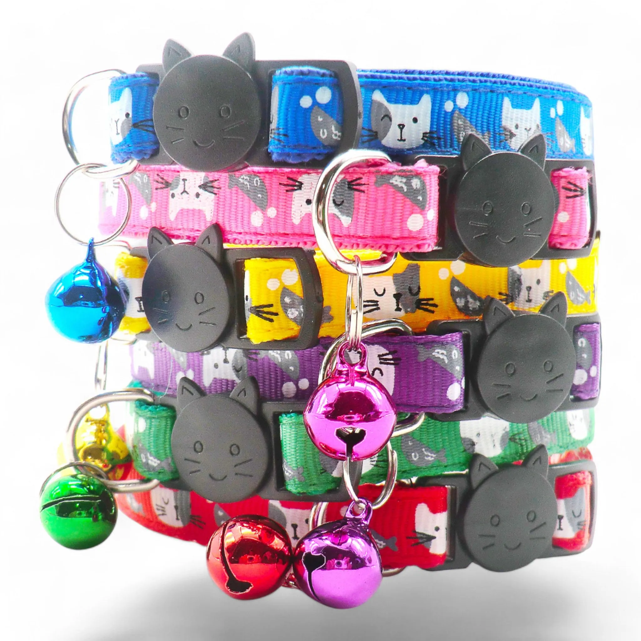Cat & Fish Breakaway Safety Cat & Kitten Collar