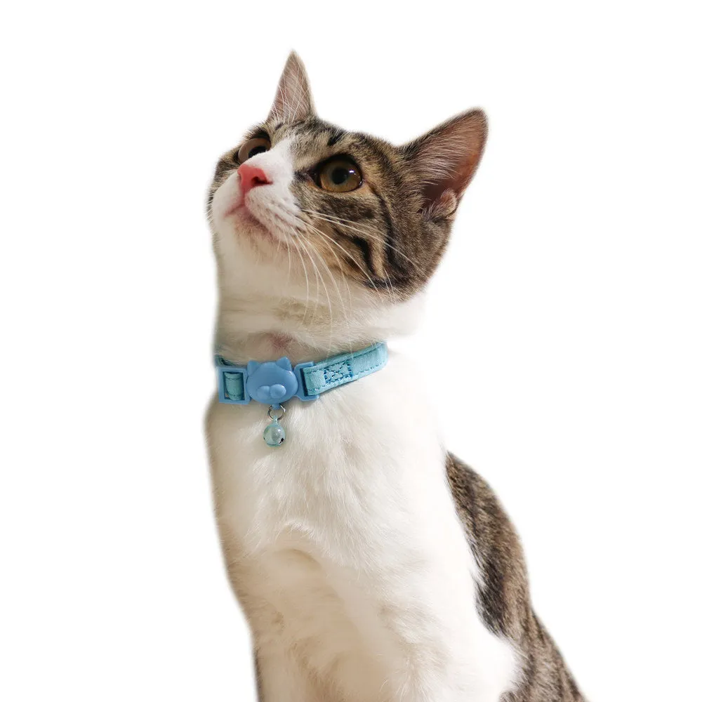 CattyMan Le Collier Luxe Cat Collar (Light Blue)