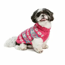 Chilly Dog Sweater Alpaca Rose Faire Isle
