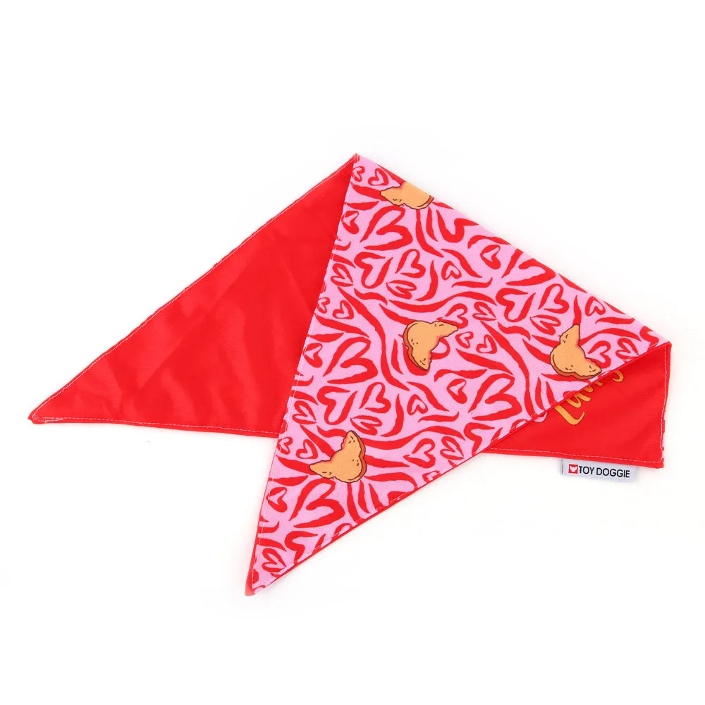 CoolCanine Reversible Bandana | Los Nugget Son Mi Love Language Collection