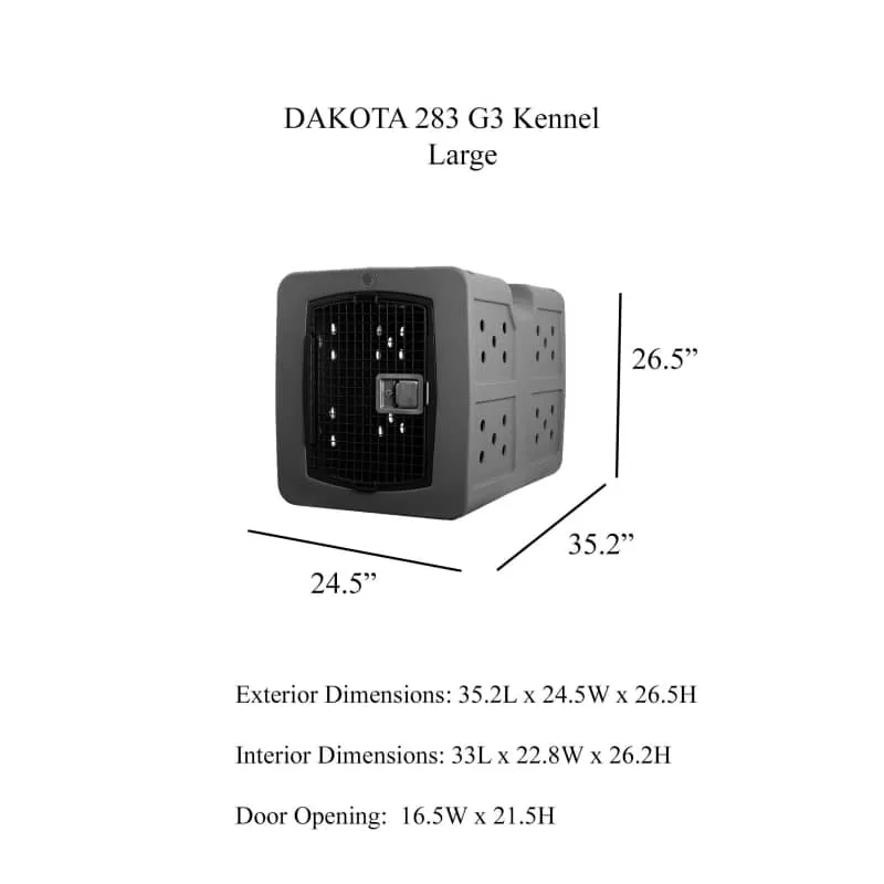 Dakota 283 G3 Large Framed Kennel