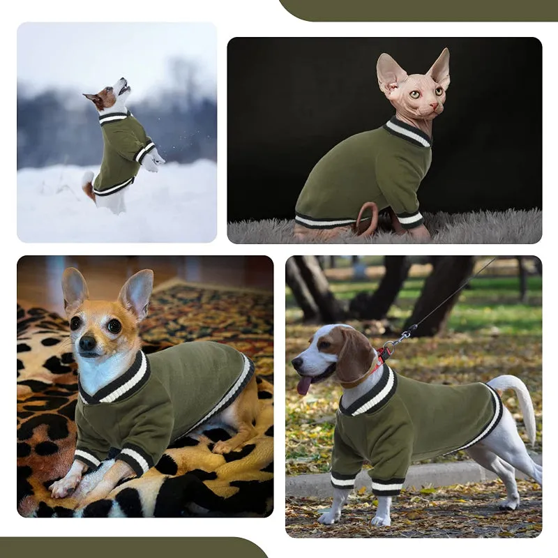 Dog Pullover Sweater For Cold Weather Outfit