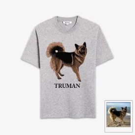 Full-Body Pet Custom Short Sleeve Crewneck Sweater