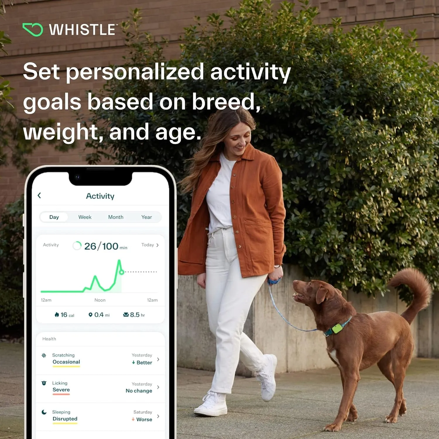 GPS   Health   Fitness - Ultimate Dog GPS Tracker plus Dog Health & Fitness Monitor, Waterproof, Safe Place Escape Alerts, Built-In Night Light,Fits on Dog Collar, GO Explore, Grey