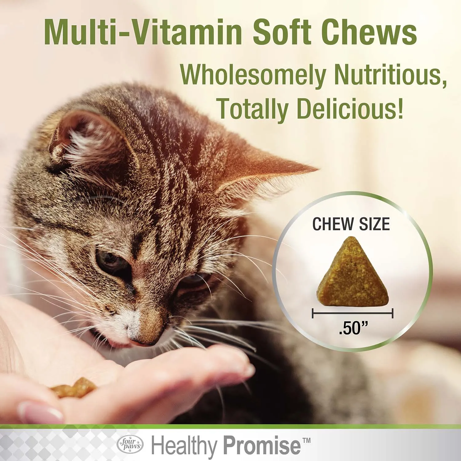 Healthy Promise Multi-Vitamins For Cats, Savory Chicken, 120 ct