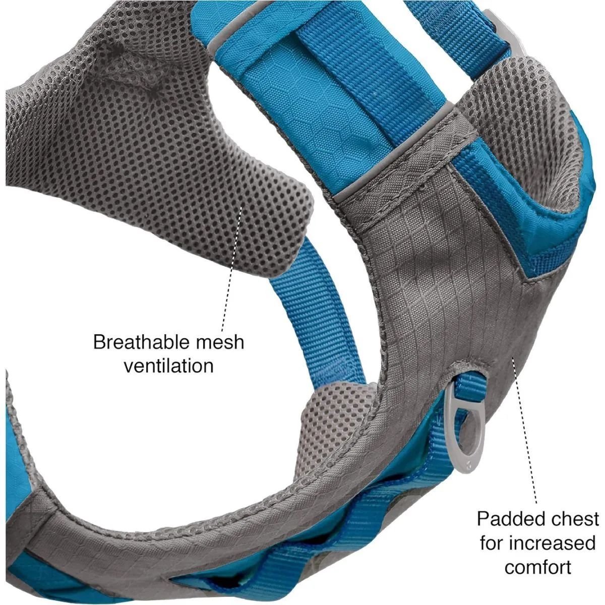 Kurgo Journey Air Dog Harness Coral Large