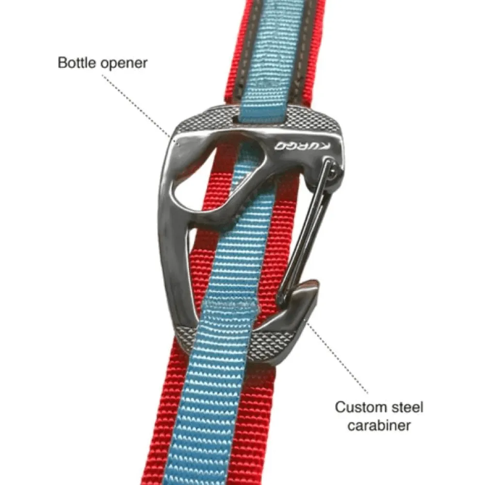Kurgo Quantum 6 in 1 Dog Leash (Barn Red)