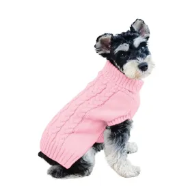 Puppy Dog Sweaters for Small Medium Dogs Winter Warm Knitted Pet Clothes Turtleneck Chihuahua Vest Dogs Cats Clothes Yorkie Coat