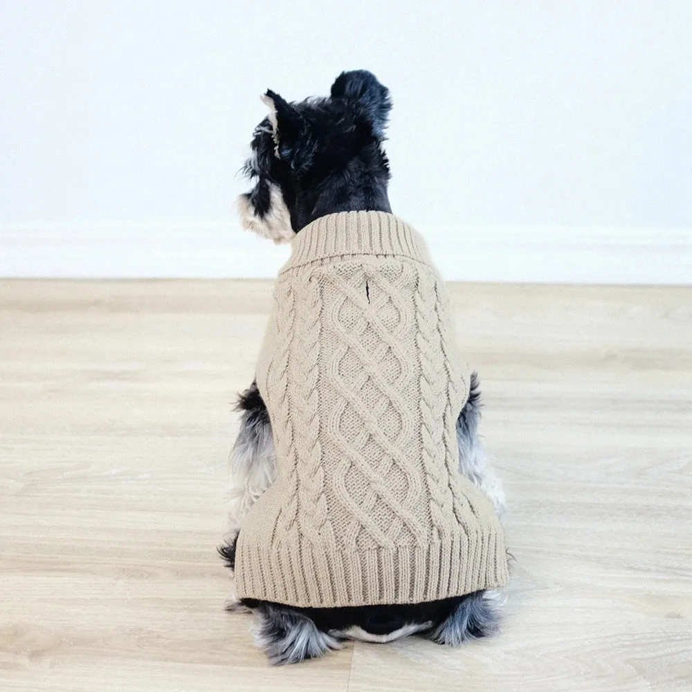 Puppy Dog Sweaters for Small Medium Dogs Winter Warm Knitted Pet Clothes Turtleneck Chihuahua Vest Dogs Cats Clothes Yorkie Coat