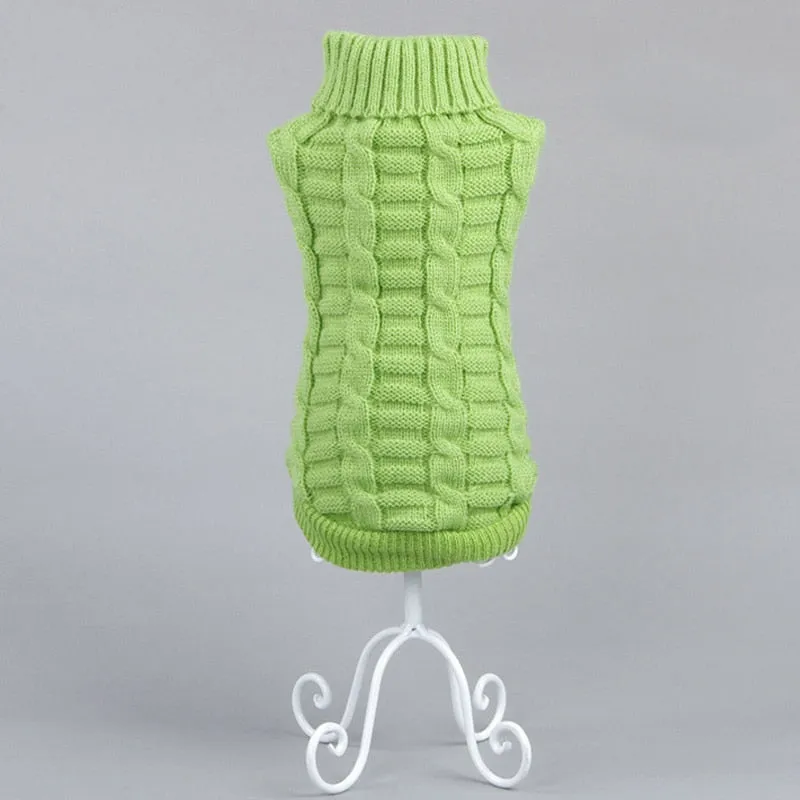 Qfdian Pet Outfits Leisure Pet Cat Sweater Winter Warm Cotton Cat Clothes for Small Cats Kitten Coat Jacket Kitty Knitted Sweaters Pet Dog Clothing