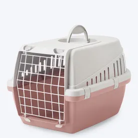 Savic carrier Light Grey- 19 x 13 x 12 inch -Holds up to 5 kg