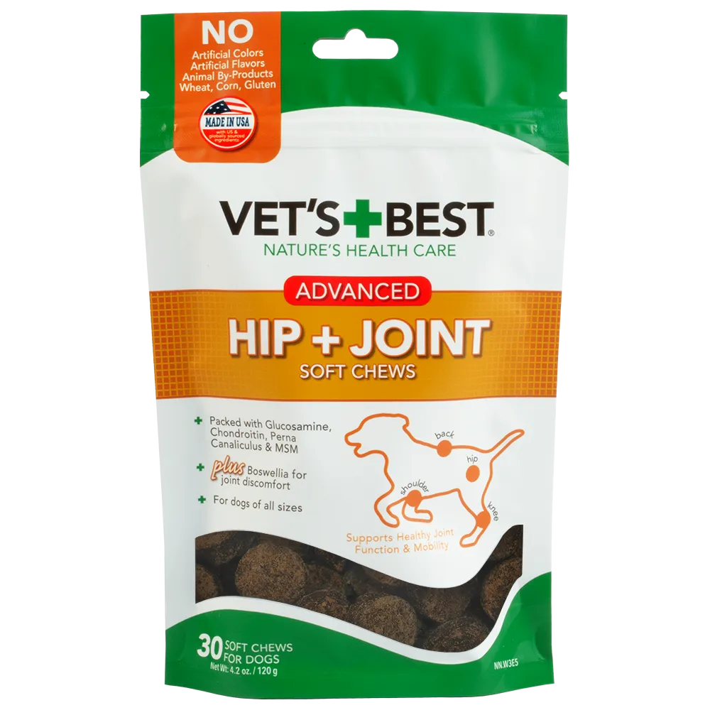 Vet's Best Advanced Hip   Joint Soft Chews