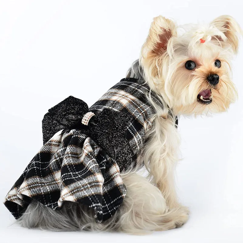 Winter Dog Dress, Fleece Dog Sweater for Small Dogs.