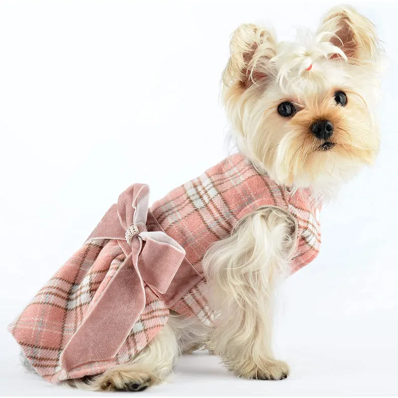 Winter Dog Dress, Fleece Dog Sweater for Small Dogs.