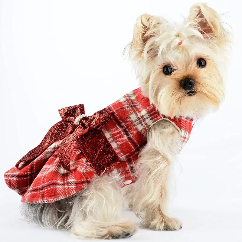 Winter Dog Dress, Fleece Dog Sweater for Small Dogs.