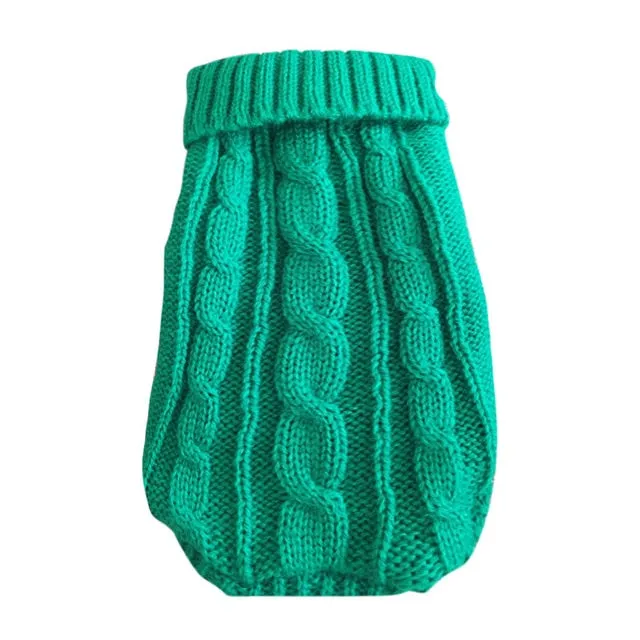 Woolly Winter Pet Sweater